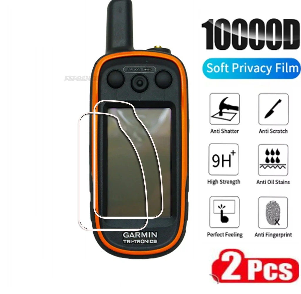 Film Hydrogel hydraulique complet, 2 pièces, pour Garmin Alpha 100 TRI-TRONICS, navigateur GPS portable, couvercle de protection d'écran
