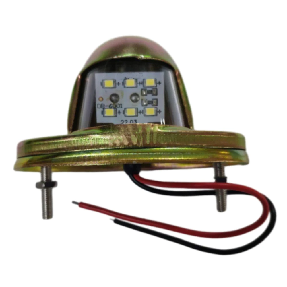 24-V-DC-Kennzeichen-LED-Licht aus Kunststoff für LKWs, Anhänger, Wohnmobile, Autos, Wohnwagen, Boote usw.