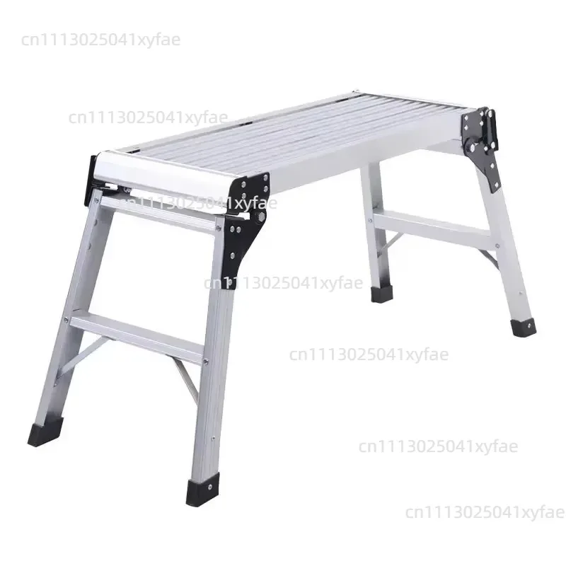 Portable Folding Two-step Ladder Aluminum Alloy Household Multi-purpose Climbing Platform Tool Stool