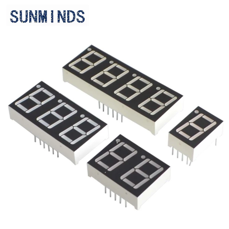 0.56 بوصة 7 قطعة 1 بت 2 بت 3 بت 4 بت أنبوب رقمي أحمر كاثود مشترك LED أرقام العرض #2