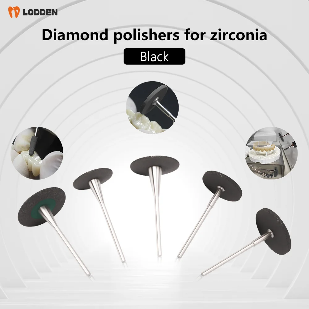

LODDEN 1pcs Dental Super Coarse Diamond Polishers for Zirconia Ceramic D1S B2AS D3BS Polishing Burs Dentistry Lab Grinding Tools