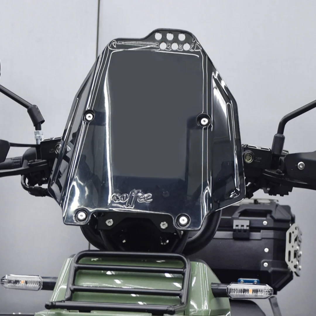 For Sundiro Honda Square X125, modify the front windshield with a transparent large windshield and fairing decoration accessorie