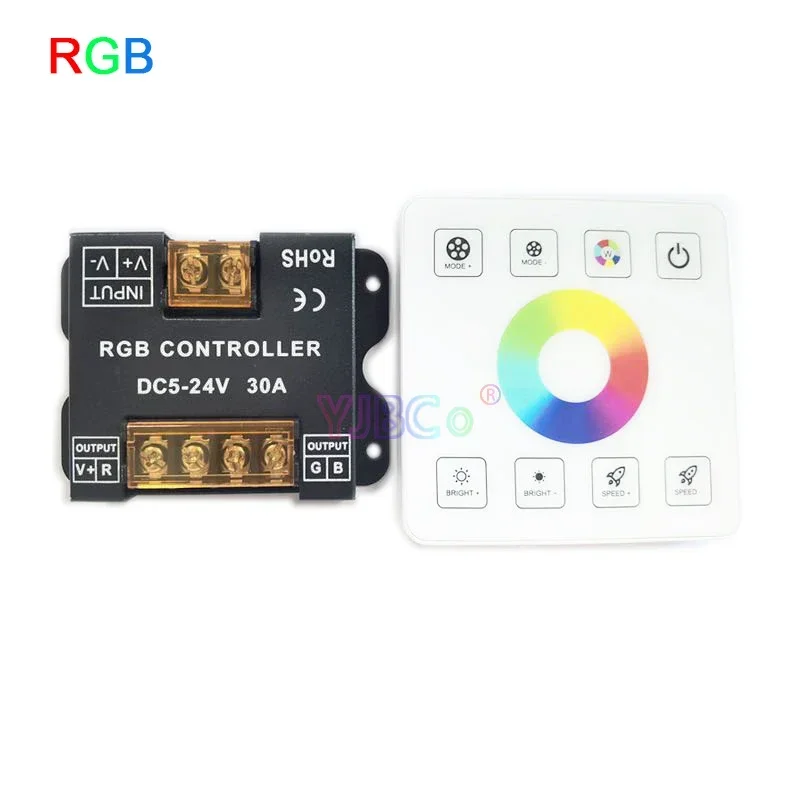 86 sty Touch Panel 2.4G RF Single color/CCT/RGB/RGBW/RGBWC(RGB+CCT) LED Strip Controller 5V 12V 24V DC Light tape Switch Dimmer