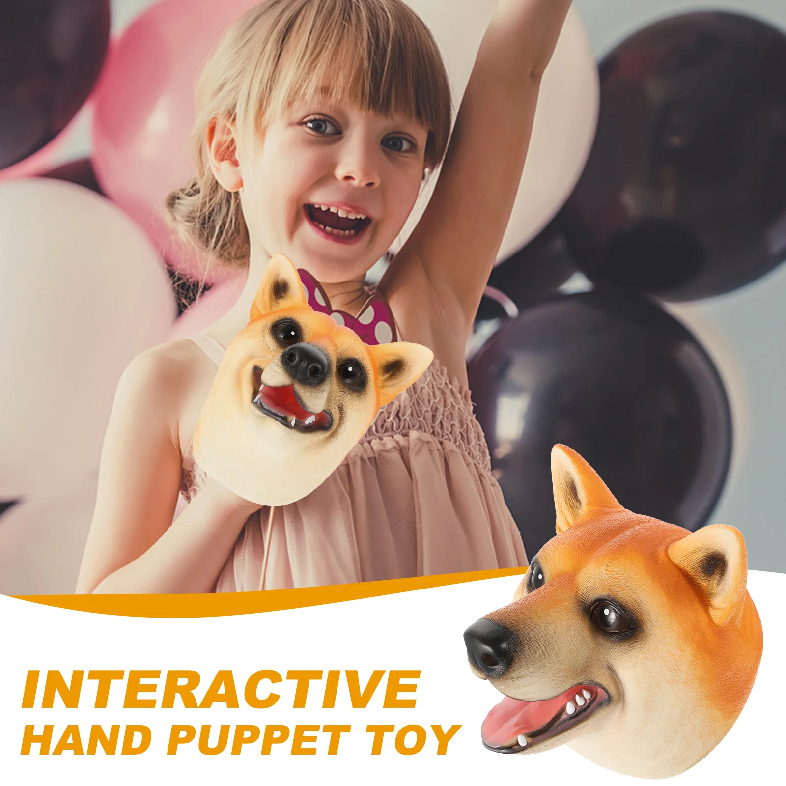 Kinder-Handpuppe, vorgeben, spielen Puppen für Erwachsene, Welpen, lustige Kinderhandschuhe