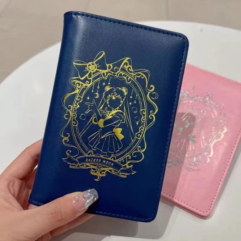 Sailor Moons Passport Wallet - Premium PU Leather Cute Anime Print Travel Document & Boarding Pass Organizer Women & Anime Fans view 2