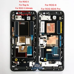 Écran LCD et cadre de Hébergements eur d'écran tactile, 6.78 pouces, original, pour Bali ROG 5 Phone 5 Pro ROG 6, ROG 5S Pro 5 UlOscar ZS673KS