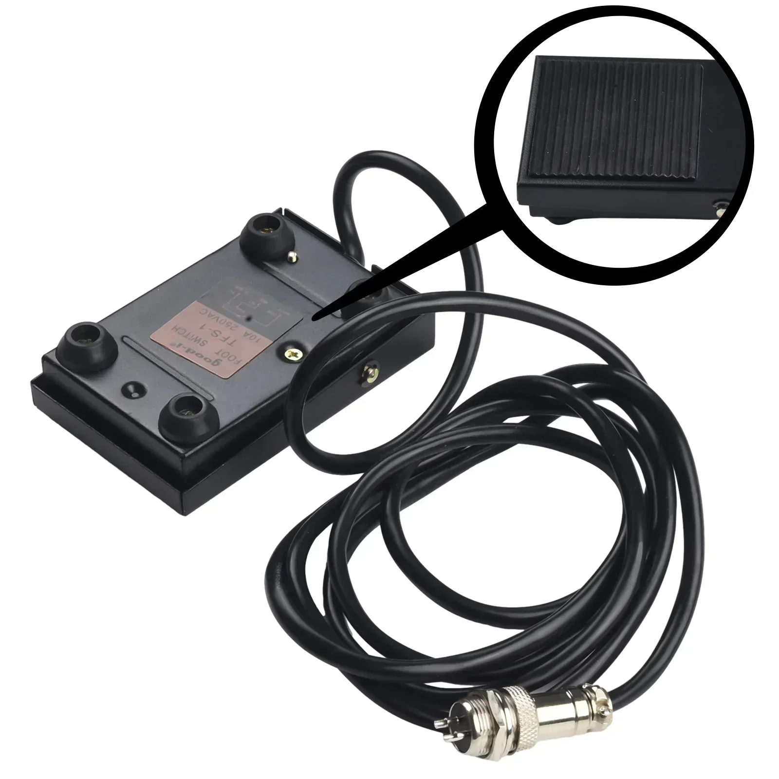 Spot Welded Foot Pedal Welding 1pc Metal TFS-1 Welder 5A Accessories Anti-skid Control Foot Controller Foot Switch