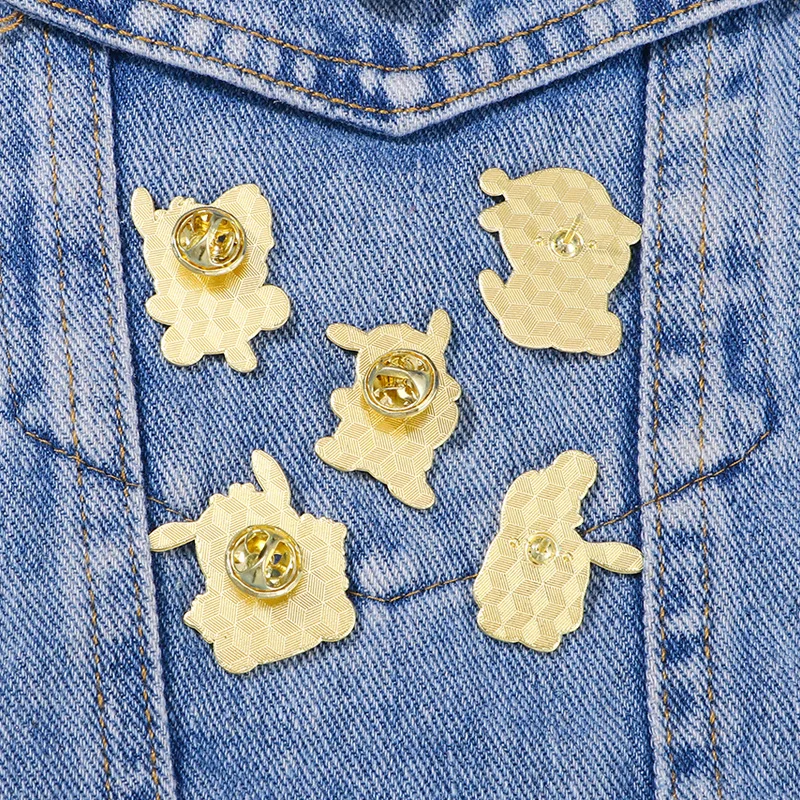 5 Stuks Sanrio Pochacco Cartoon Dier Emaille Pin Reversspelden Broches Denim Jasje Sieraden Rugzak Decoratie Cadeau Accessoires