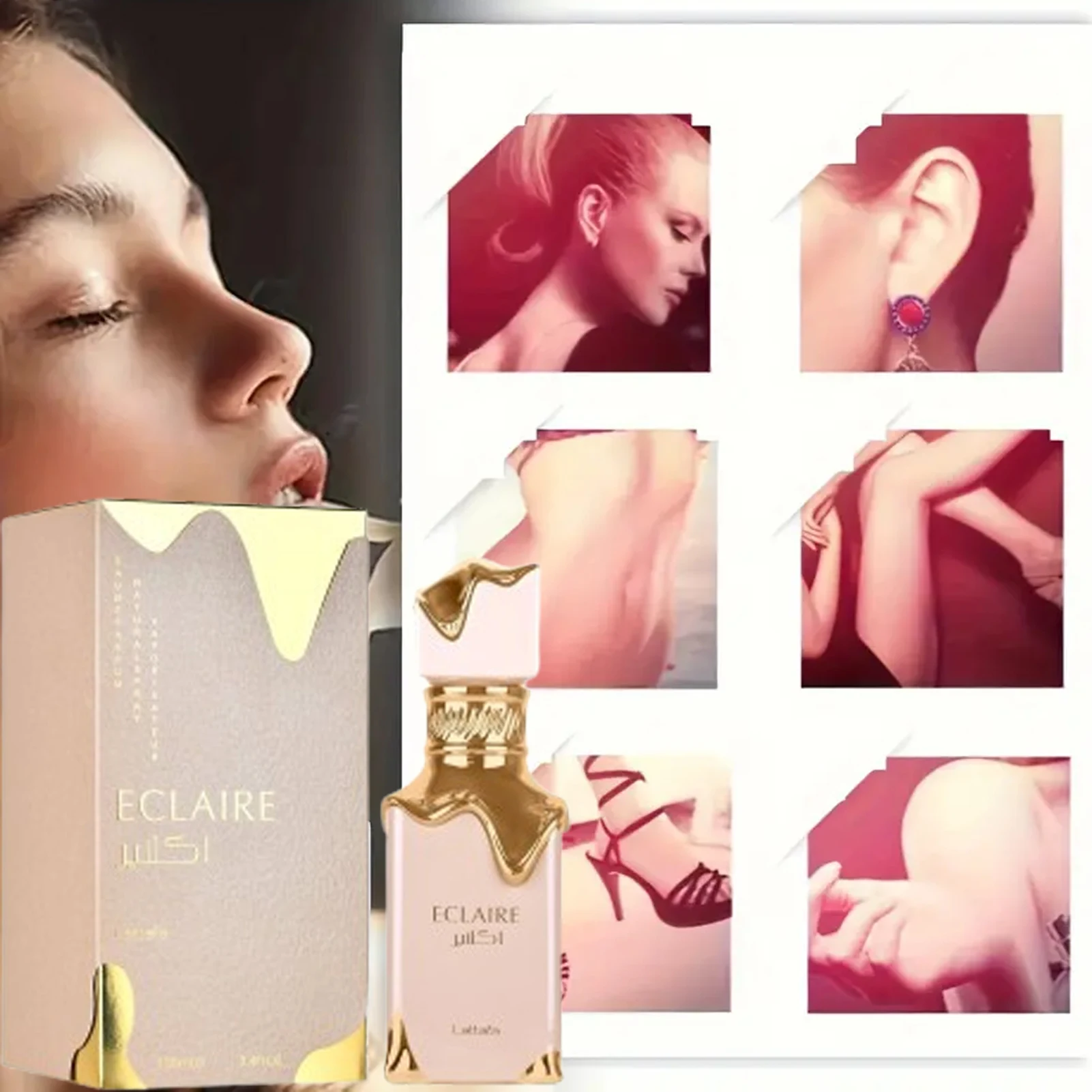 LATTAFA Eclaire Eau De Parfum Spray للنساء، 3.4 أونصة/100 مل هدايا عيد الحب تعطيها هدية مثالية
