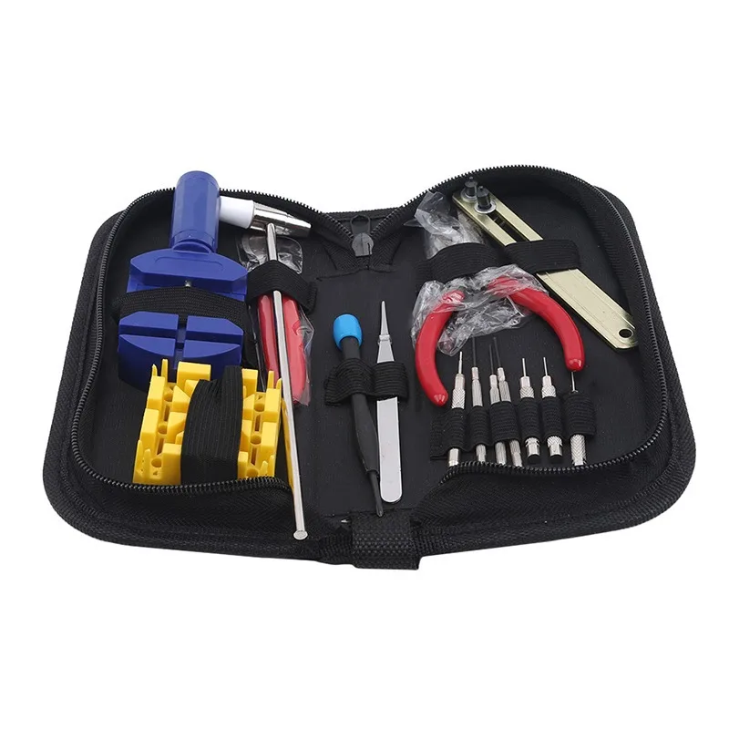16/147PCS Watch Repair Tool Kit Watch Link Pin Remover Case Opener Spring Bar Remover Horlogemaker Gereedschap Repair Tool Kit