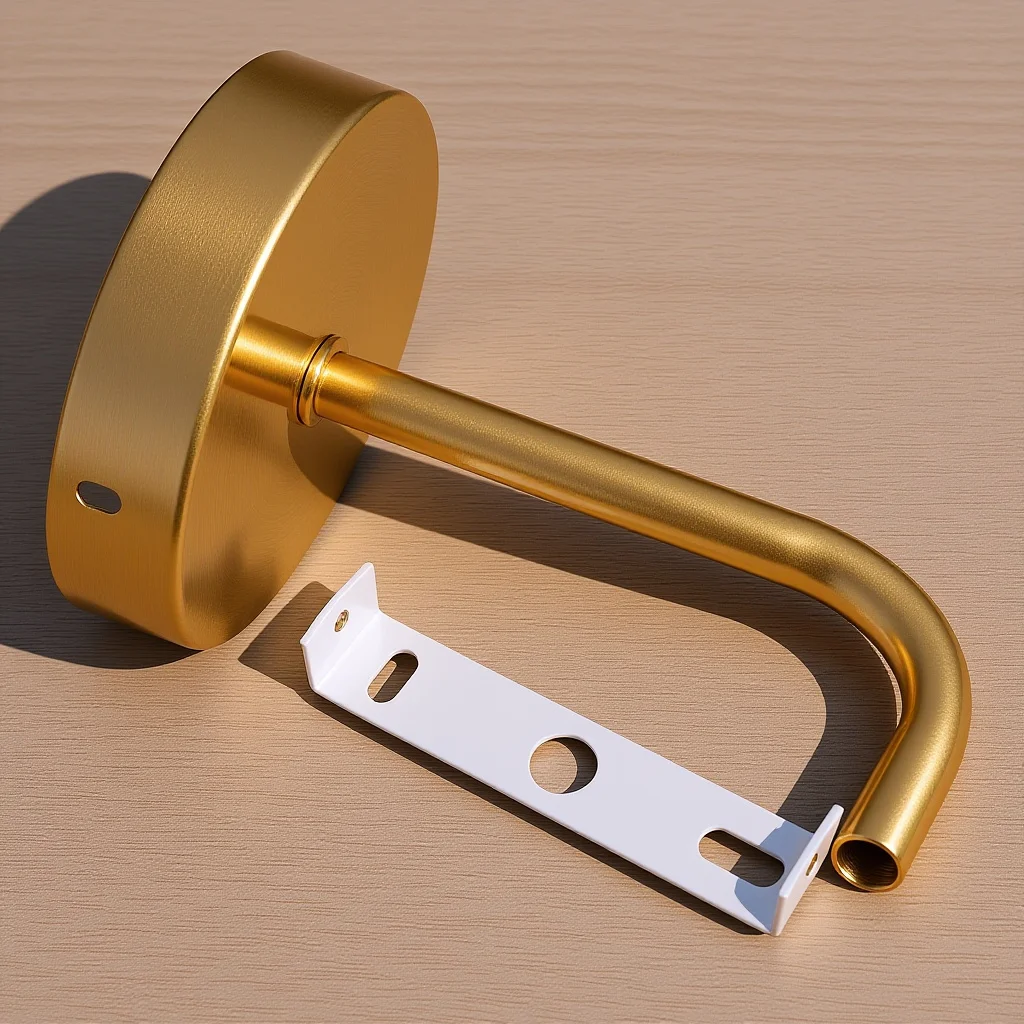 

1 set 1 Set Light Pole Metal Holder For Heavy Lights Durable Wall Mount Bracket Lamp Hanging Stand Wall Lamp Accessories