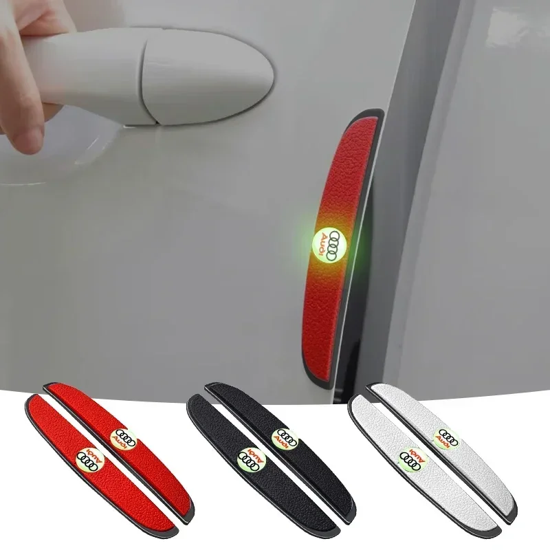

4pcs Car Door Edge Anti Scratch Collision Protection Strip Stickers for Audi A3 A4 A5 S4 RS4 A5 S5 RS5 A6 A6 Q2 Q3 Q5 Q Q8 RS4