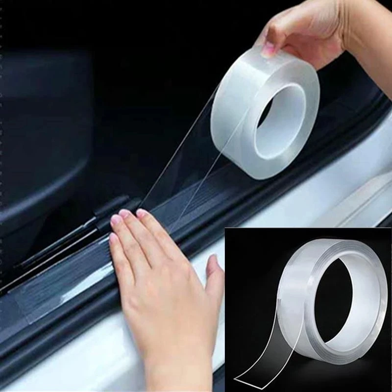 Universal Car Anti-collision Strip Nano Tape Scratchproof Car Threshold Transparent Film Door Edge Rim Protective Car Stickers