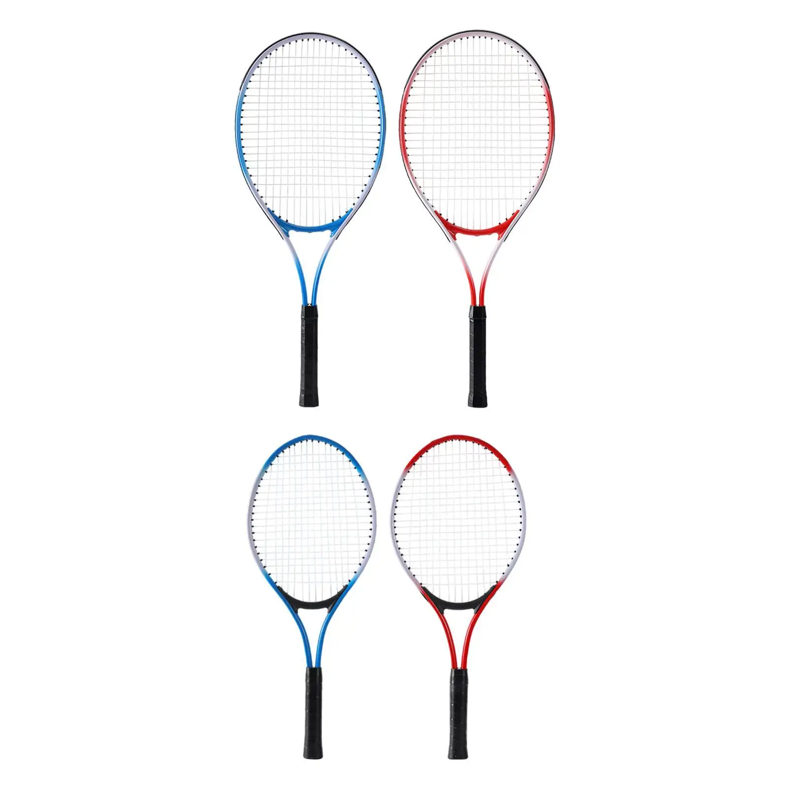 Tennis Racket Only High Strength Nylon Strings Shock Resistant Professional Tennis Racquet for Park Garden Beach Outdoor Game