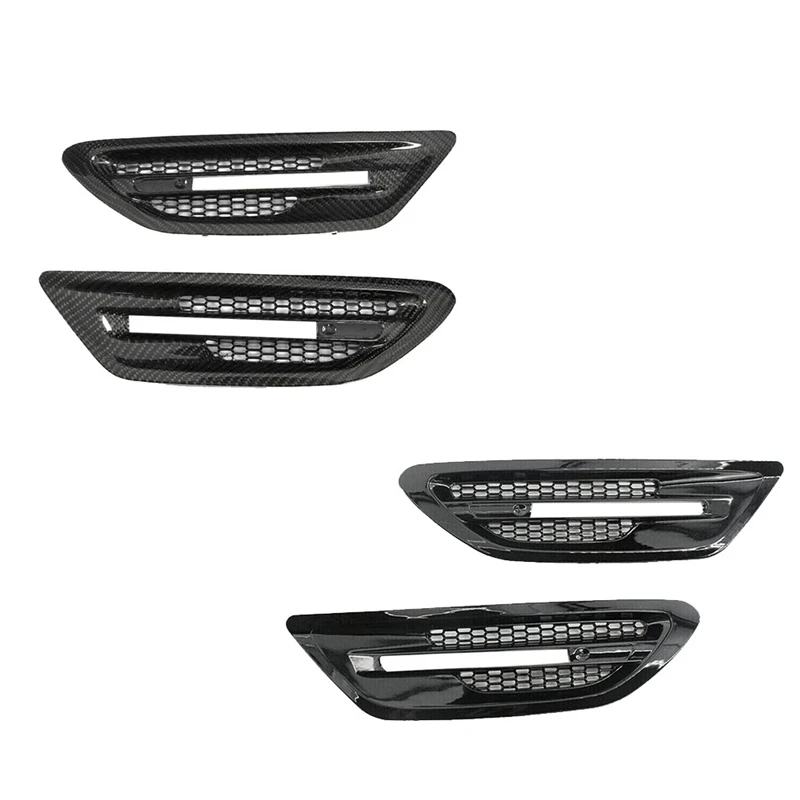 

1Pair Car Side Fender Air Vent Trim Cover For BMW F10 Sedan 5-Series M5 2011-2017 Grille Outlet Frame