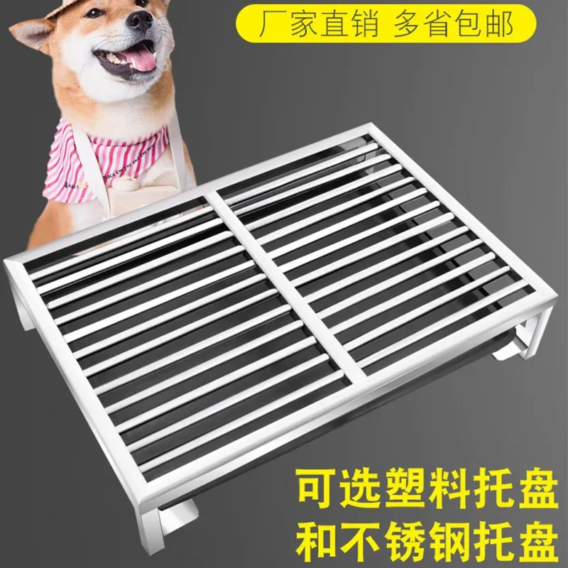 Stainless steel toilet large toilet dog potty non-collapsible flush dog toilet