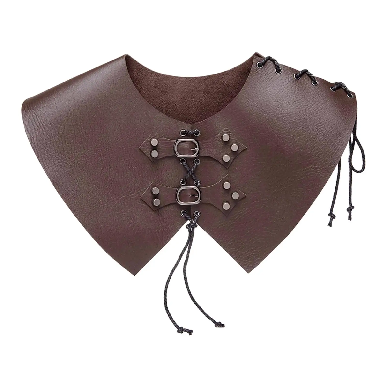 Armadura de ombro medieval com ajuste ajustável para festa de vestido extravagante