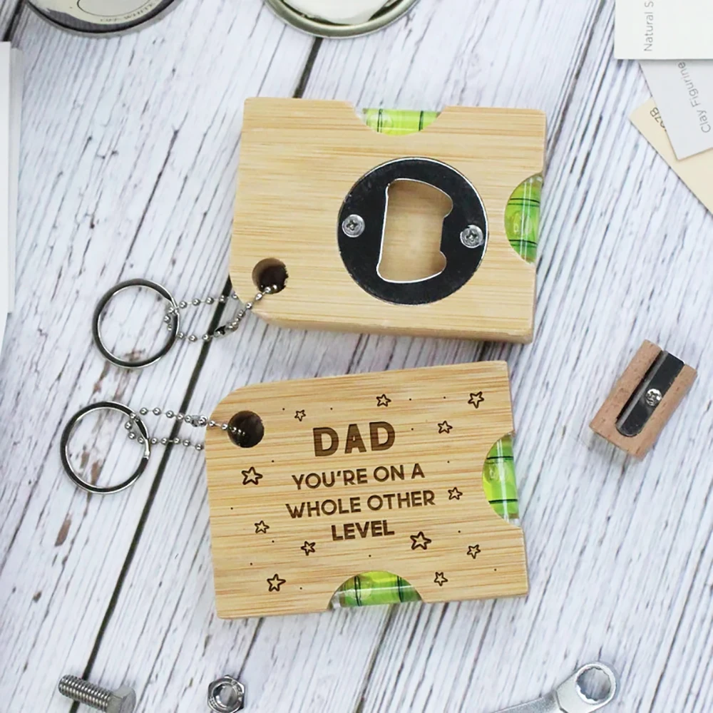 Portable magnetic refrigerator sticker for wedding baptism party carving horizontal bottle opener carving personalized logo gift