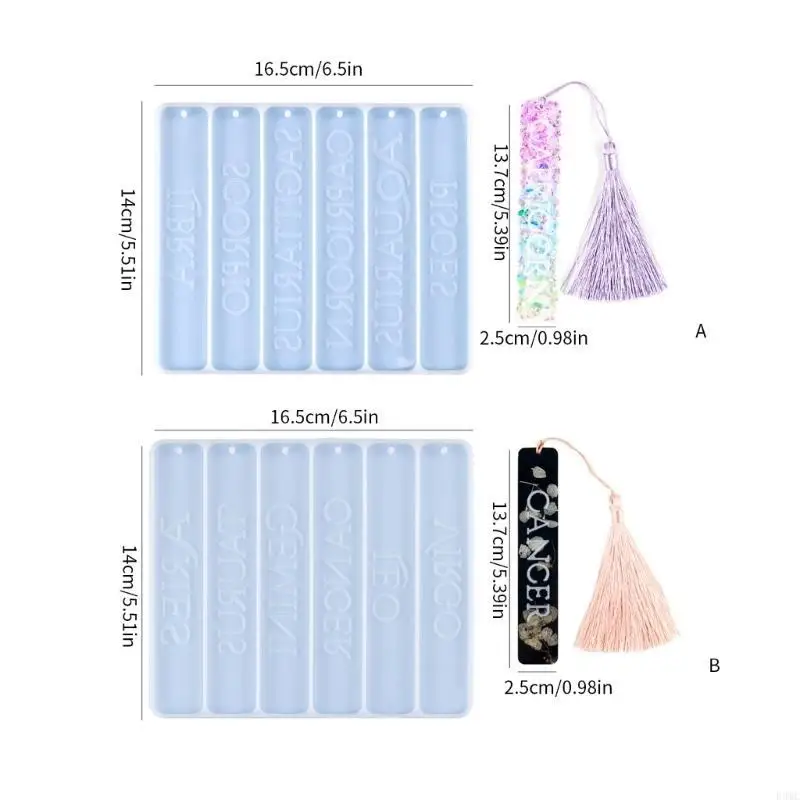 R3MC Silicone Mold Star Sign Siliconen Molds Epoxy Maken Mallen geschikt voor DIY -projecten en