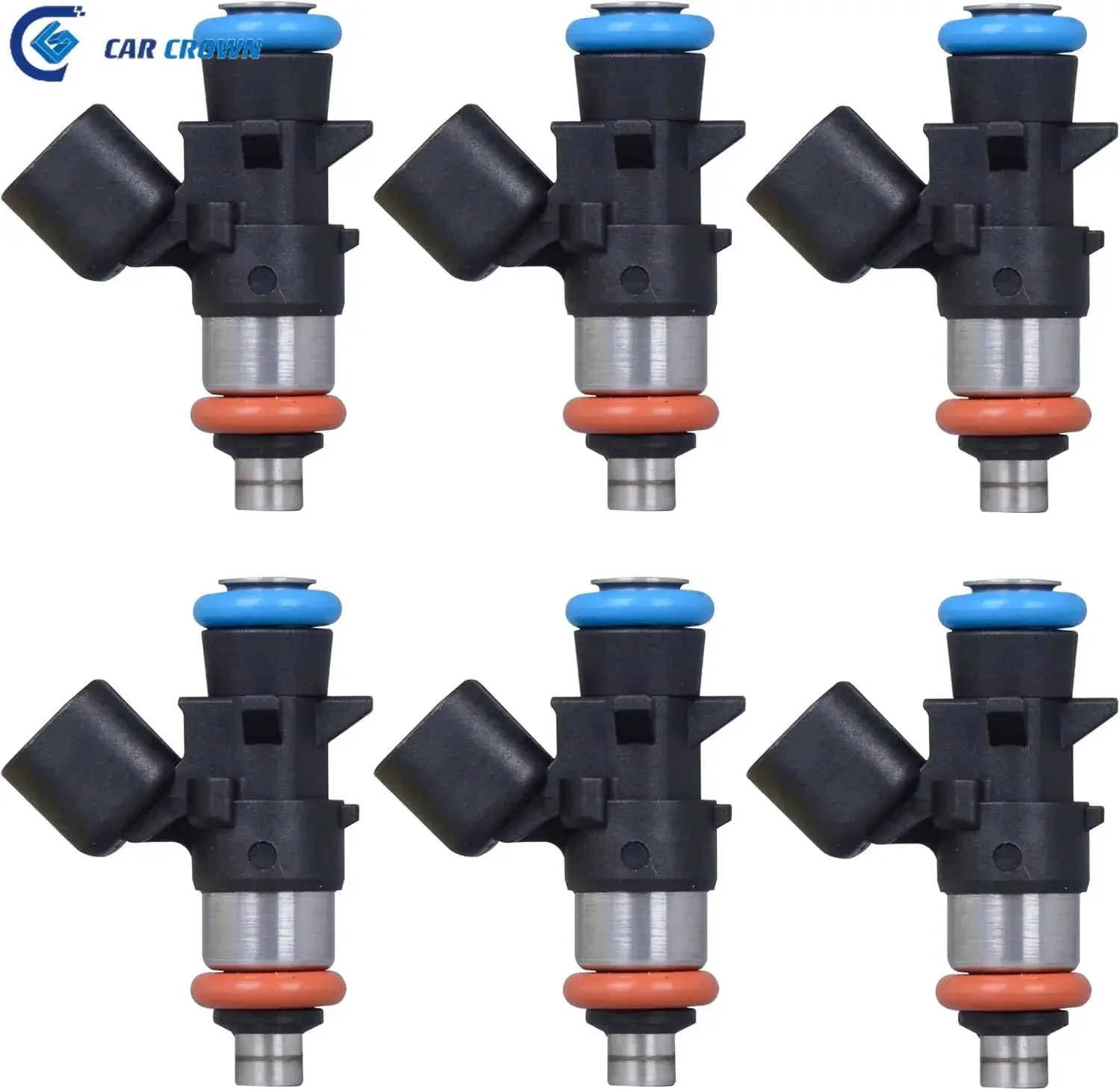 

Автомобильная корона, 6 шт., топливная форсунка, 4 отверстия, совместимая 0280158233 для Chrysler Town & Country 3,6 л; Dodge Avenger Charger Durango 3,6 л