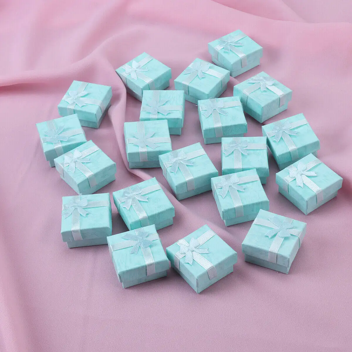 

24Pcs Premium Jewelry Storage Gift Boxes Solid Hard Paperboard for Earrings Necklaces Bracelets Wedding Favors