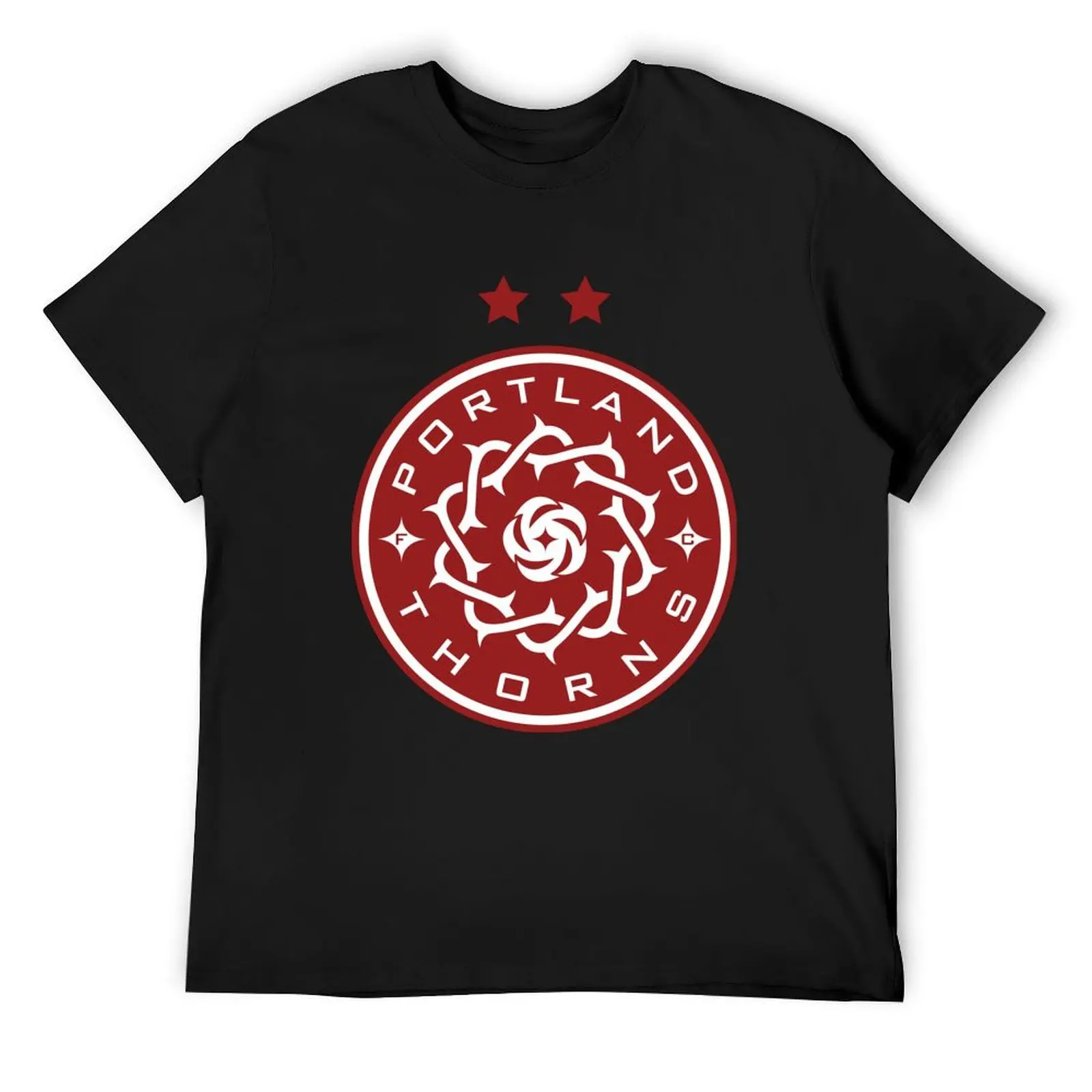 

Portland funny Thorns T-Shirt oversized t shirt Luxury man Funny t-shirts black t-shirts for men