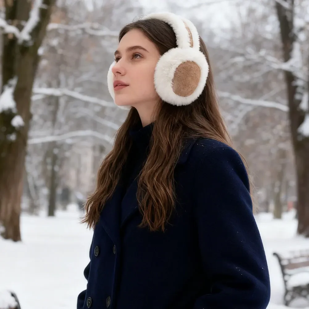 الرياضة في الهواء الطلق المرأة الأذن يفشل طوي الشتاء الباردة حماية الدافئة غطاء للأذن للطي إيرفلاب الأذن يفشل