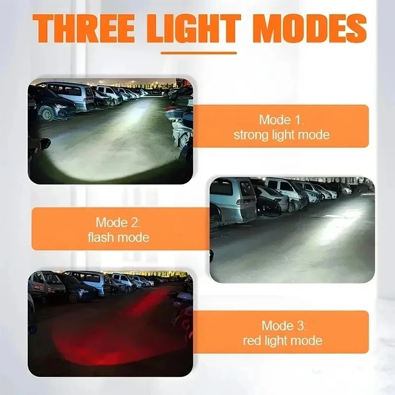 Cordless 18V Lithium Battery Rechargeable Lantern, Outdoor Handheld Spotlight Work Light LED Flashlight. for 18V-20V battery.