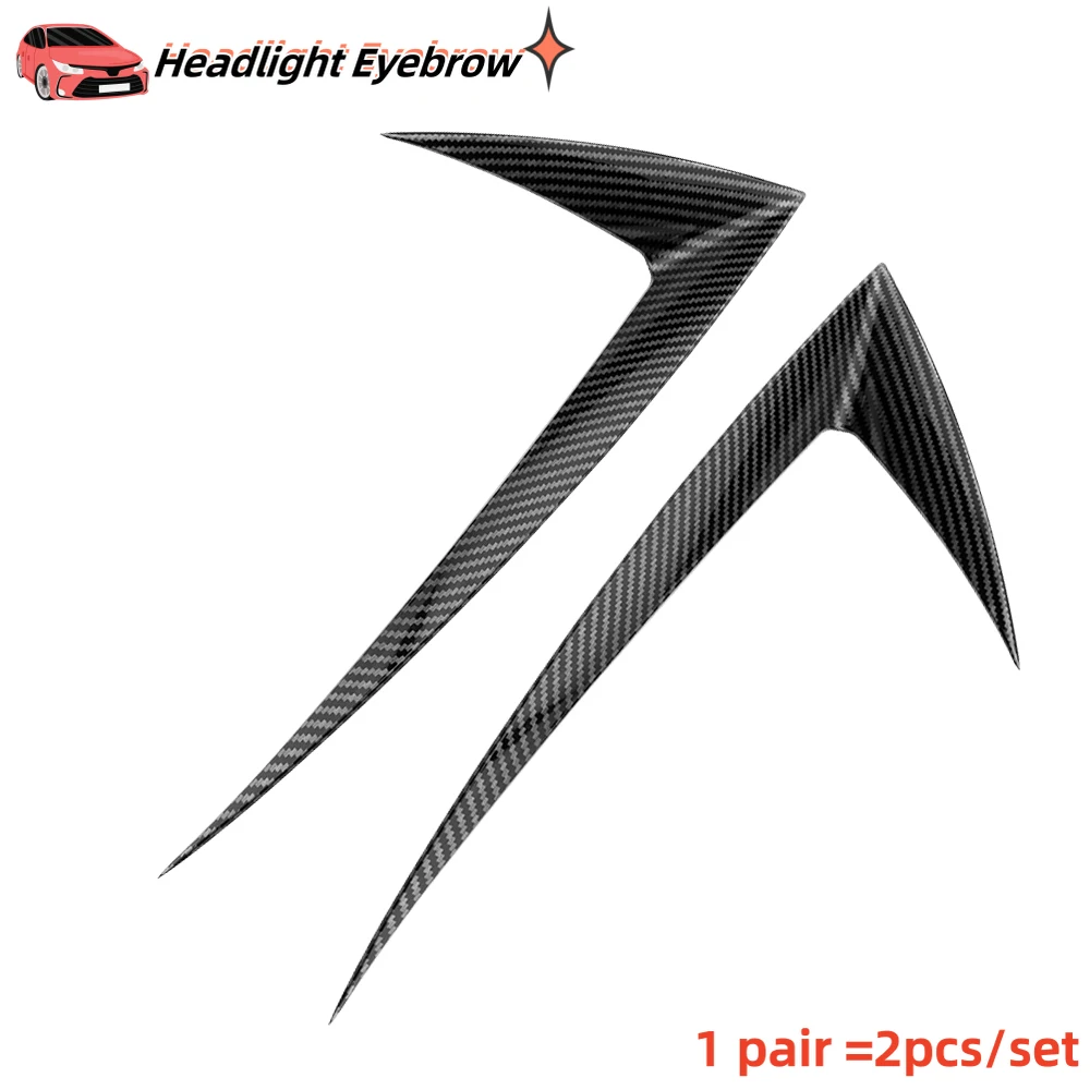 Carbon Fiber Car Headlight Eyebrow for Chevrolet Cruze Sedan Hatchback 2009-2014 Head Light Decoration Strip Stickers Acc.