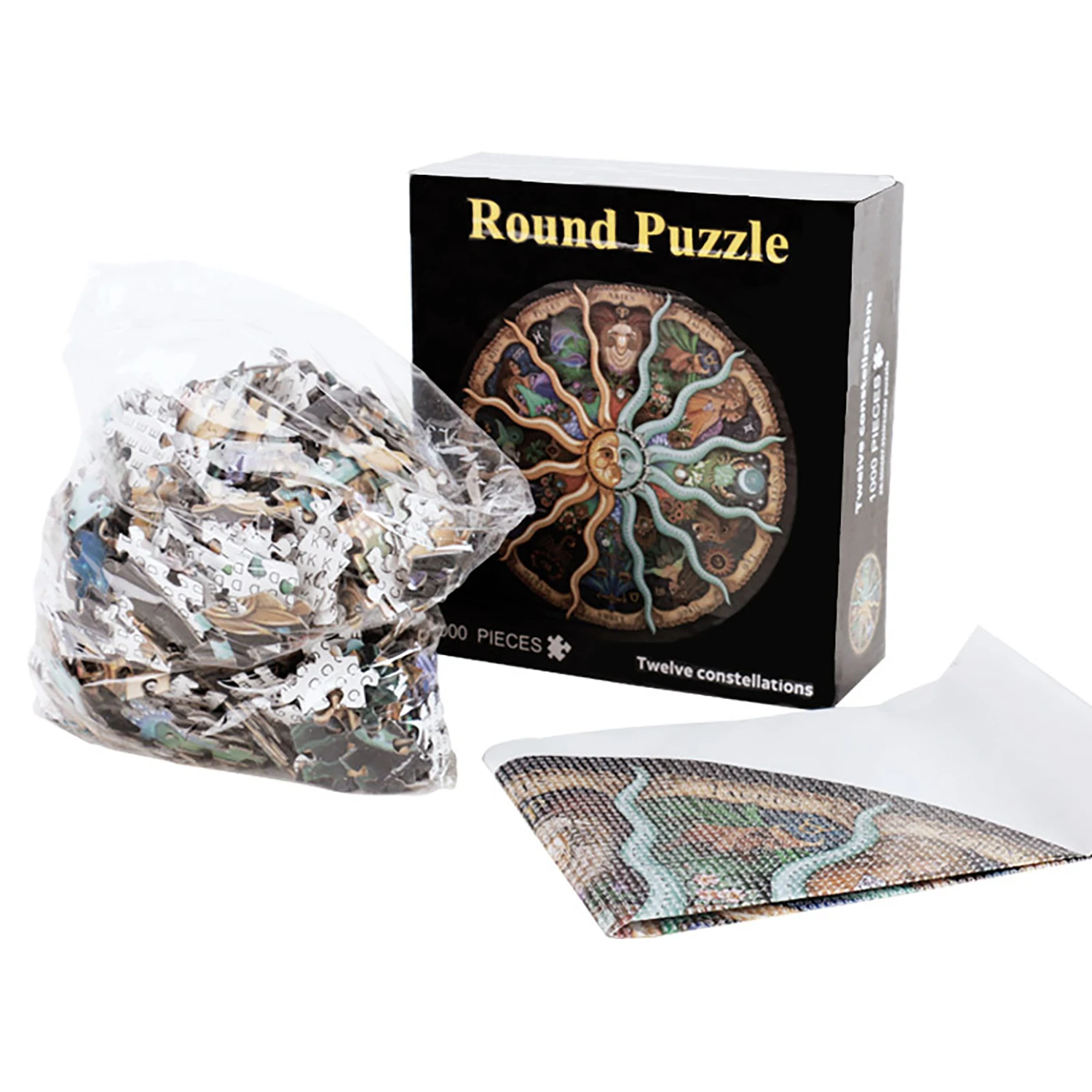 Erdpuzzle, Mondpuzzle, Regenbogen-Puzzle für Erwachsene, 1000 Teile, Sternenhimmel, Weltraum, Beifahrerflugzeug-Puzzle