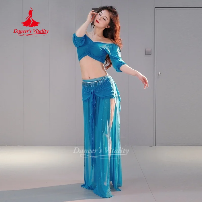 BellyDance Costume Set Comfortable and Breathable Water Yarn Set