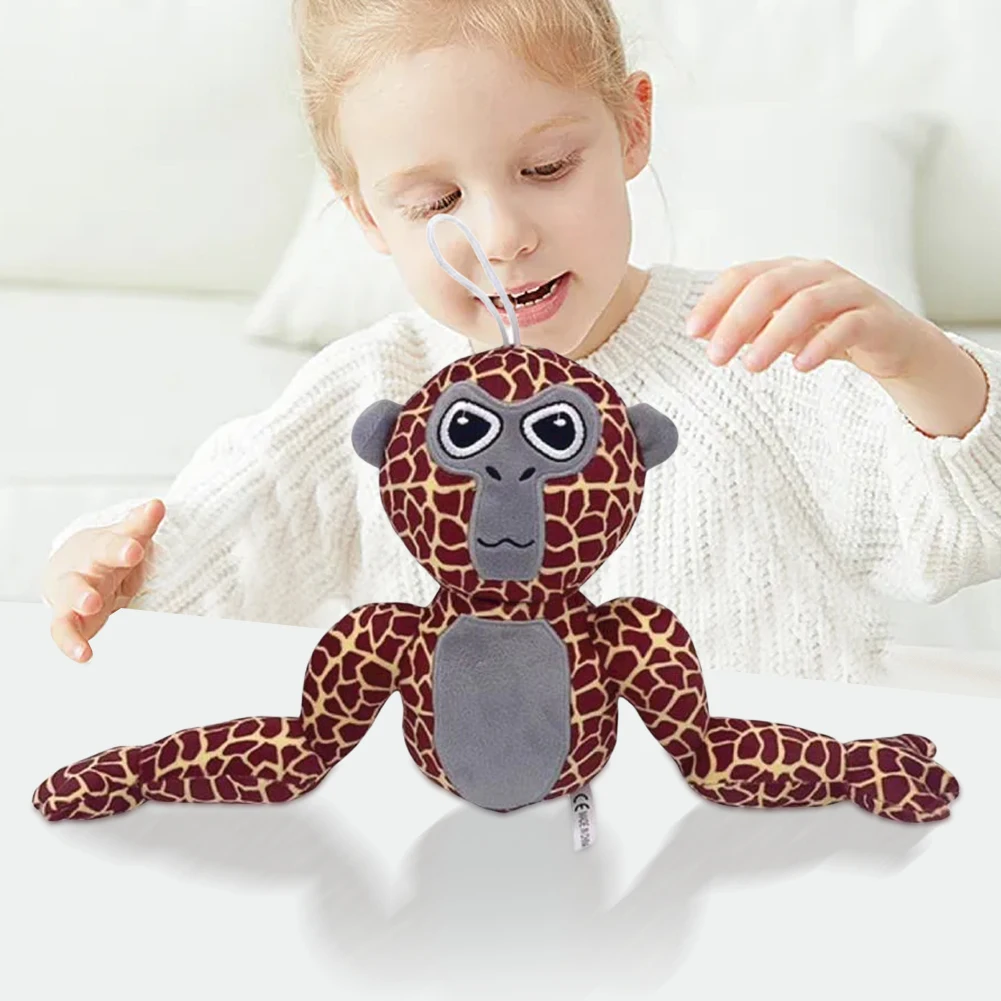 Gorilhas brinquedo de pelúcia jogo periférico pelúcia animal plushies brinquedo boneca de pelúcia presente de aniversário para crianças meninos meninas
