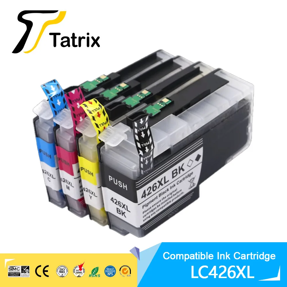 

Совместимый картридж Tatrix высокой емкости LC426XL LC426 для принтера Brother MFC-J4335DW, MFC-J4340DW, MFC-J4535DW, MFC-J4540DW
