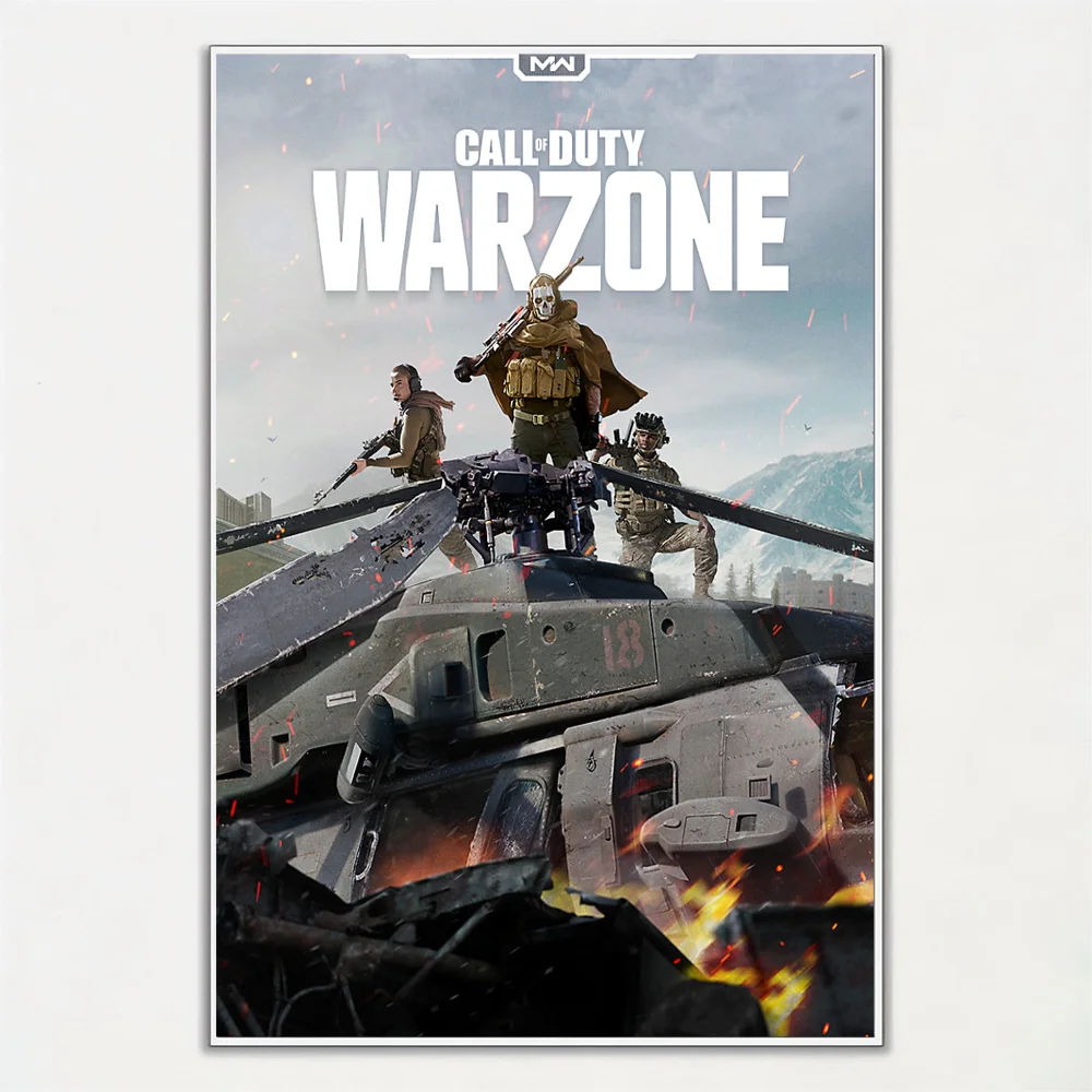 Call Of Duty Game Poster Wall Art Home Decor Room Decor Digital Painting Living Room Restaurant Kitchen Art