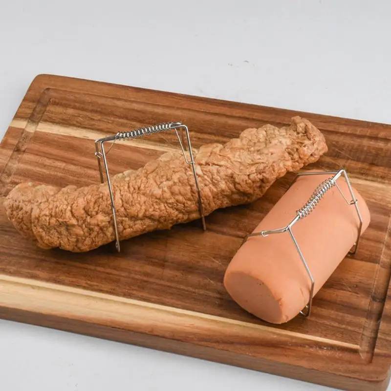 Pince à viande en acier inoxydable, en forme de crochet, pour barbecue, accessoire de cuisine