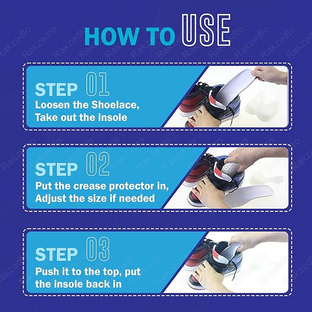5 Paar Knickschutz für Sneaker – Sneaker Crease Bewertung und Preis