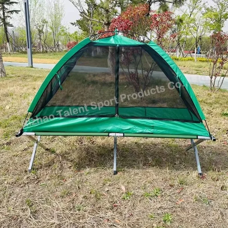 

Best Price Manufacture Quality Camping Tent Outdoor Use Double Layers Tent Cot Waterproof Eco-Friendly Material Camp Bed
