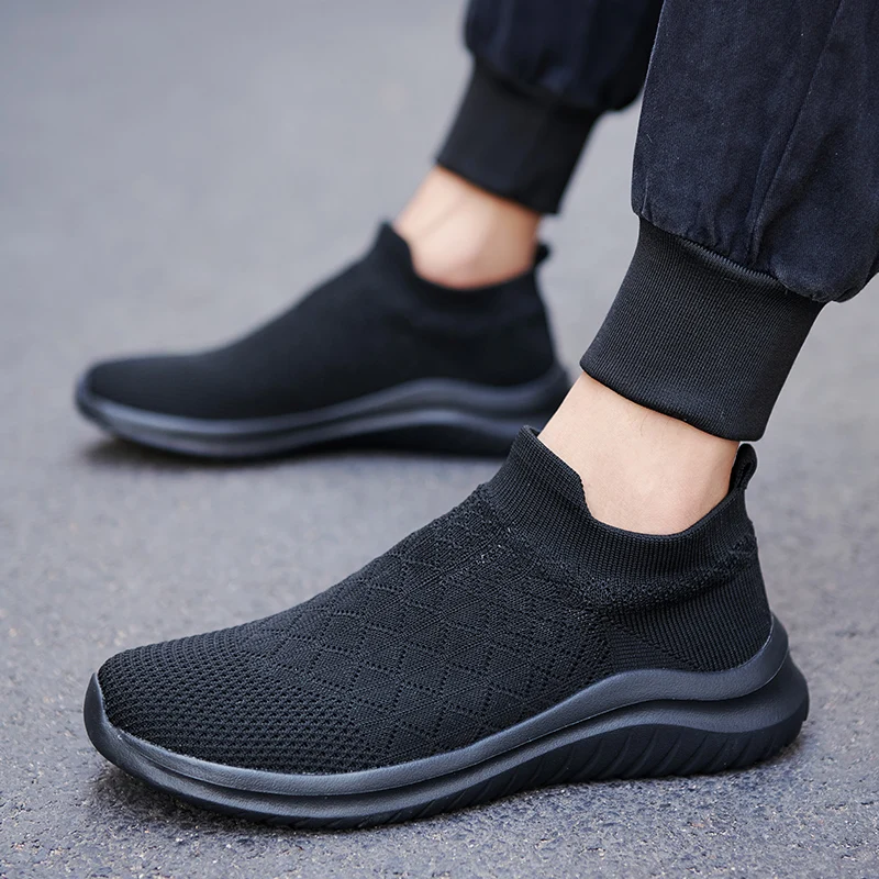 Men's Casual Sneakers Comfortable Socks Walking Shoes 2025 Spring New Comfortable Men's Casual Shoes Light Sneakers Men Shoes