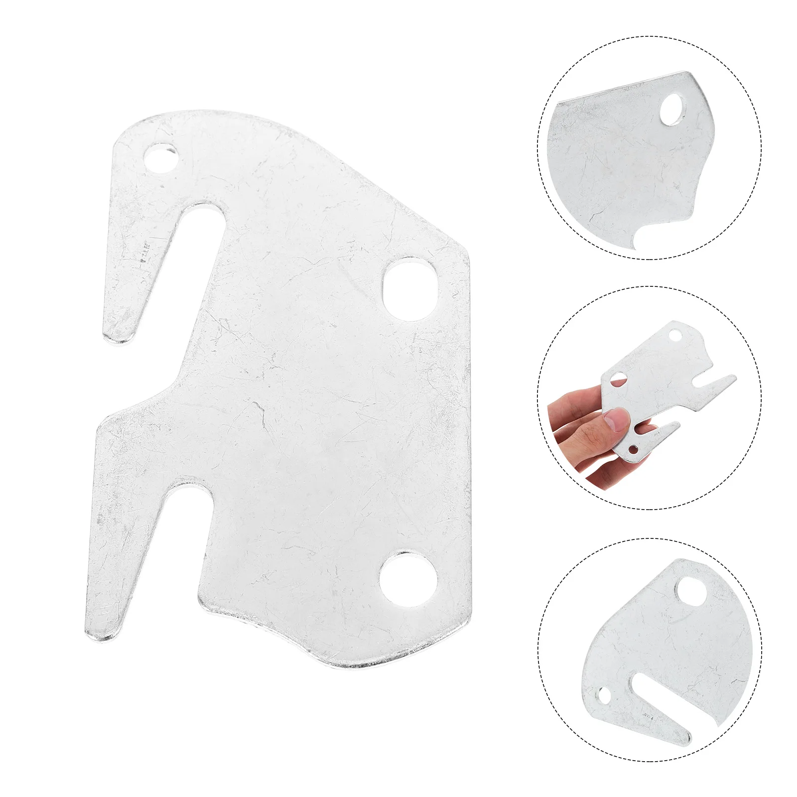 2 Pcs Furniture Connector Bed Replacement Parts Rail Fittings Plate Railing Hooks Iron Wood Bracket Plates Clamps