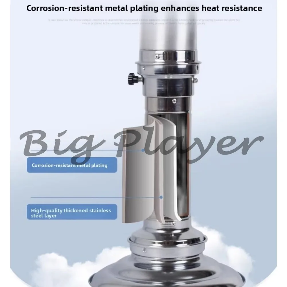 

Hot Sale Roast Meat Shop Barbecue Exhaust Bbq Smoke Pipe Extractor Telescopic