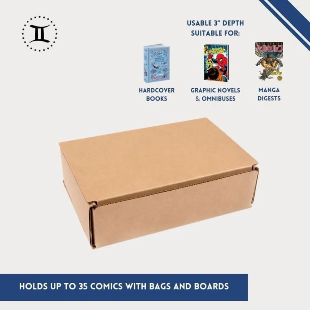 Heavy Duty Comic Mailers Pack of 25 - Ships Up to 35 Comics with Current Size Boards - Protect Your Collection