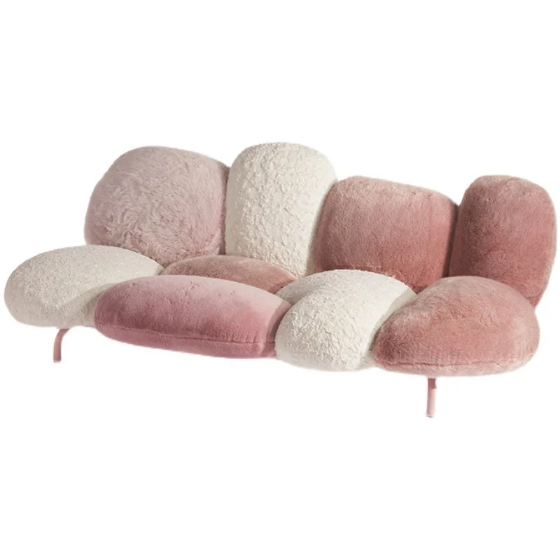 

Italian light luxury sofa sofa living room large flat-floor villa