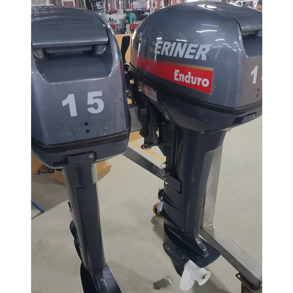 6B4 محرك خارجي قصير وطويل رمح 2 السكتة الدماغية 15HP محرّك القارب لياماها إندورو صالح صياد