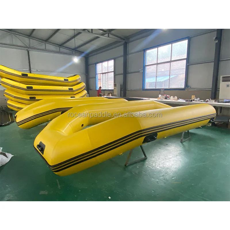 High Quality PVC Material 8 Persons 4.3m Whitewater Inflatable Rafting Boat Factory Price
