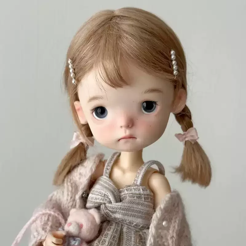 Cabeza de Muñeca BJD SD 1/6 Nueva de 2026 - Pequeña P, Hermosa Chica, Juguete de Resina, Maquillaje de Alta Calidad, Solo una Cabeza, Regalo, Envío Gratis