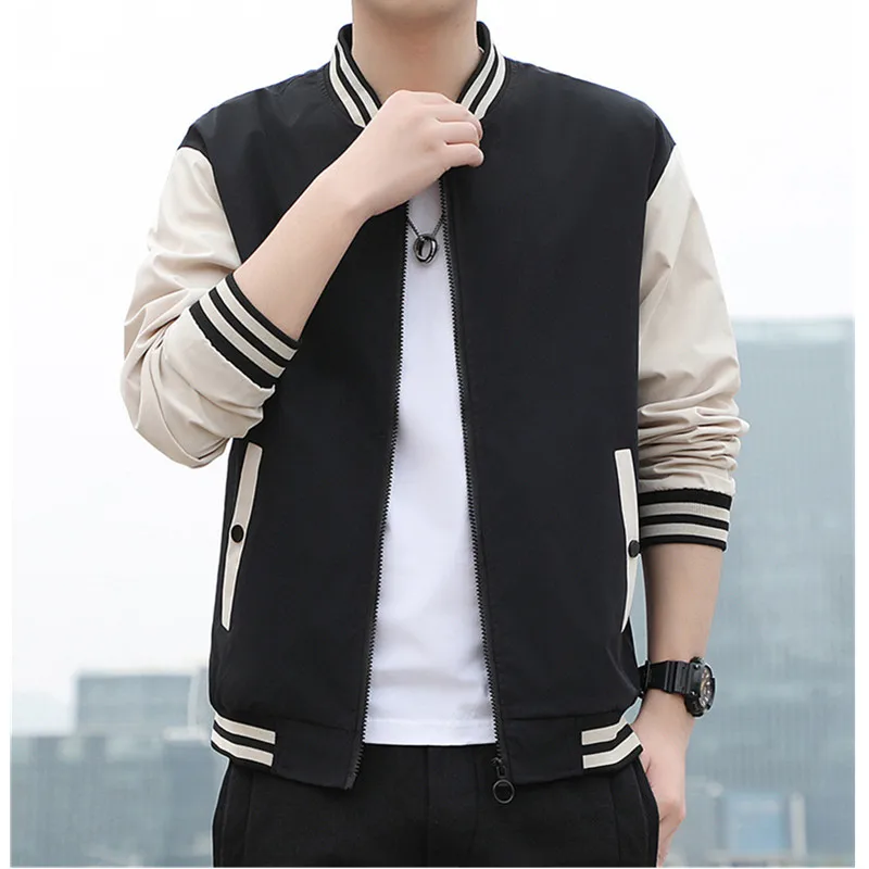 UHYTGF 2022 Jackets Men's Baseball Uniform Spring Autumn Coat Men Flight Casual Loose 5XL Size Male Clothes Chaquetas Hombre 143