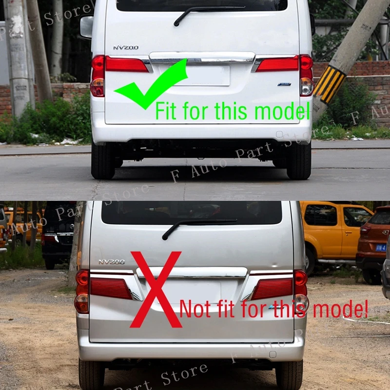 For Nissan NV200 2010 2011 2012 2013 2014 2015 Car Rear Bumper Reflector Brake Light Shell Signal Lamp Cover
