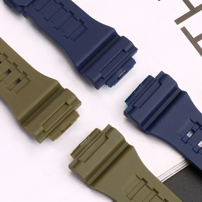 Silicone Watch Band Resin Watch Band Suitable for Casio AQ-S810W AQS810WC 5208 Rubber Watch Accessories 18mm