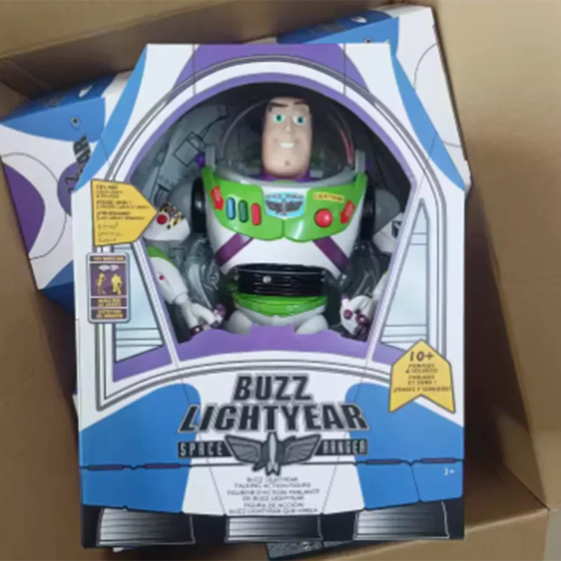 Disney\'s American Toy Story Buzz Lightyear Speaks With Sound And Light Catapulting Wings Can Move The Doll Deformation Figure