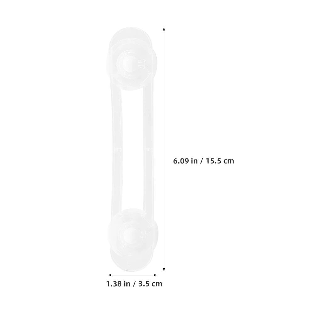 

2 Pcs Cabinet Anti-pinch Safety Lock Locks Proof Bendable Refrigerator
